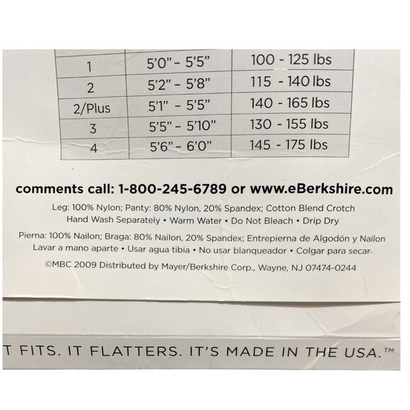 Berkshire Ultra Sheers Control Top Sandalfoot - Picture 5 of 5